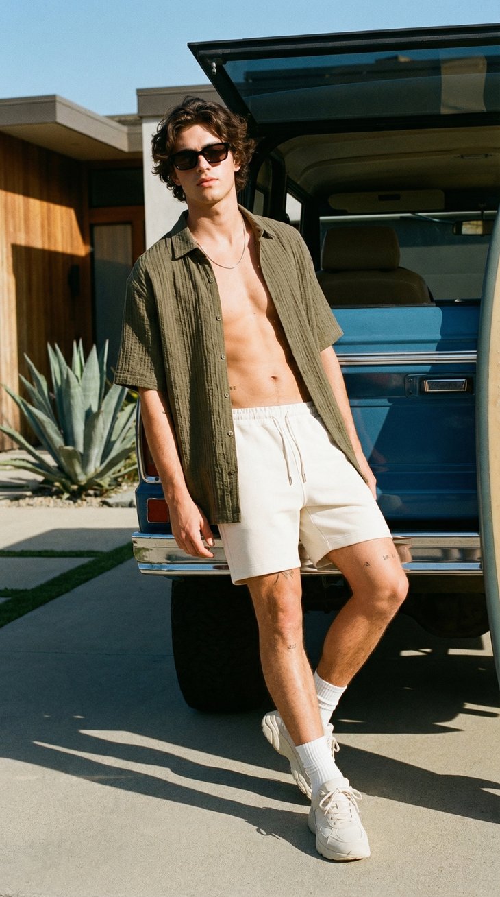 Recipe cover: Modern summer shirt and shorts
