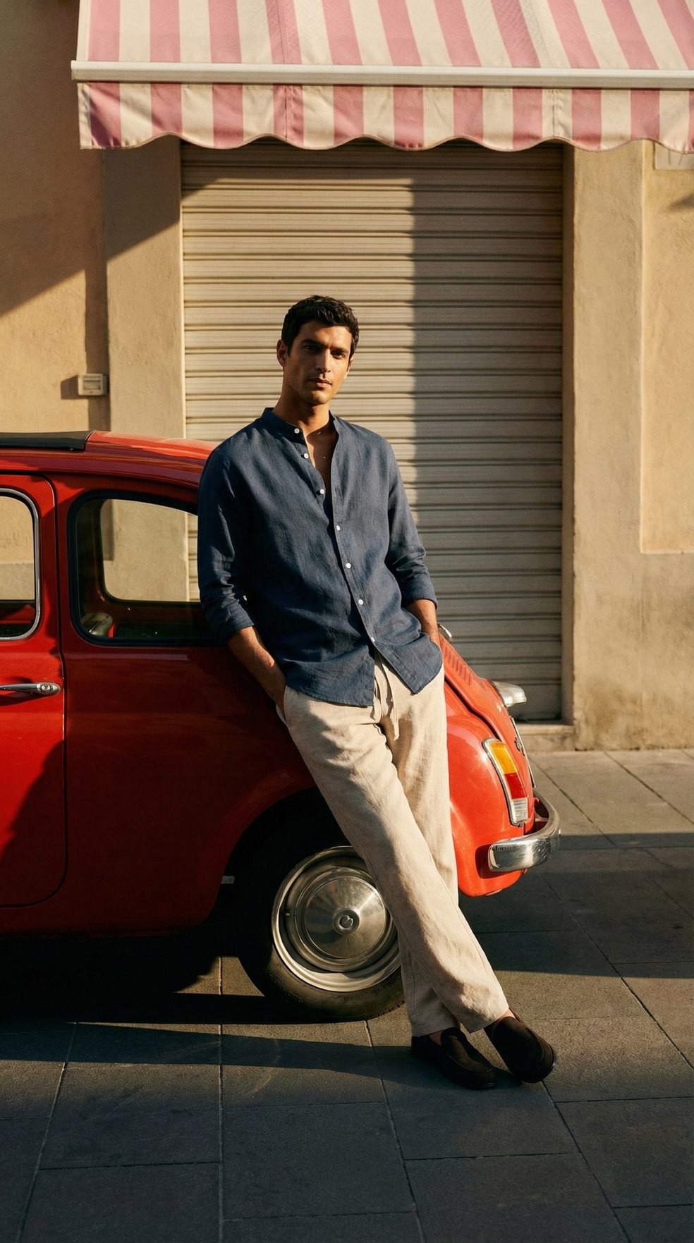 Recipe cover: Golden hour street portrait