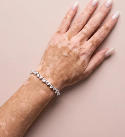 A bracelet in the same studio direction, generated