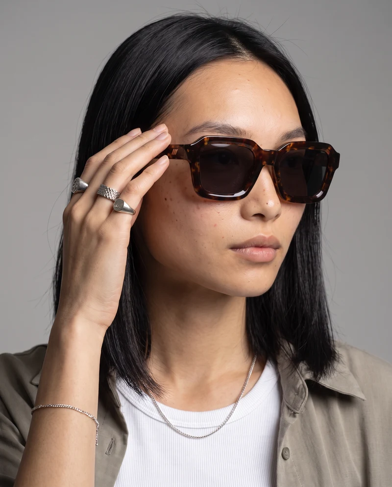 The same sunglasses worn by Mei, generated with one Recipe